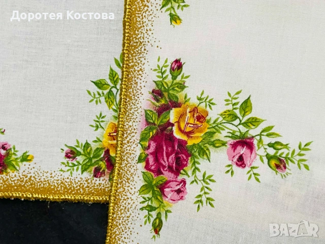 ROYAL ALERT красиви текстилни салфетки от Англия, снимка 2 - Антикварни и старинни предмети - 53865086