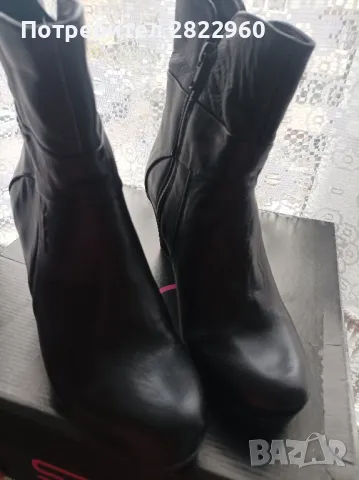 N37 естествена кожа нови боуи, снимка 5 - Дамски боти - 48065641