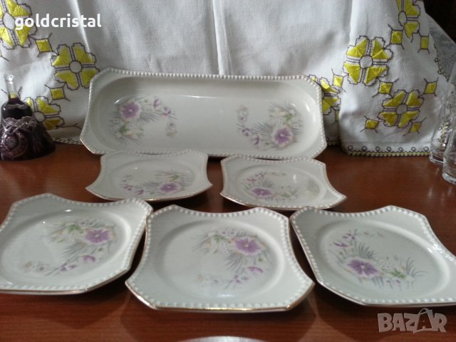 Стар български порцелан чинии , снимка 9 - Антикварни и старинни предмети - 41808971