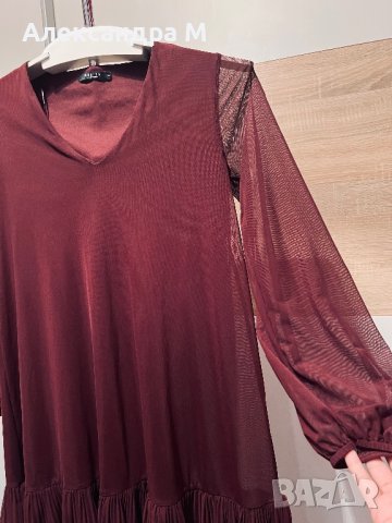 Mohito туника/ рокля винено червено, снимка 3 - Дрехи за бременни - 41184120