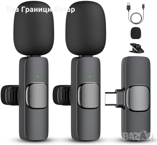Нови Двойка Омнидирекционални Микрофони, Android USB-C за влог видео