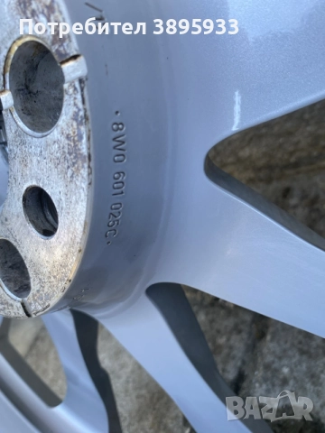 Оригинални джанти на Audi A4 B9 17”, снимка 10 - Гуми и джанти - 56133682
