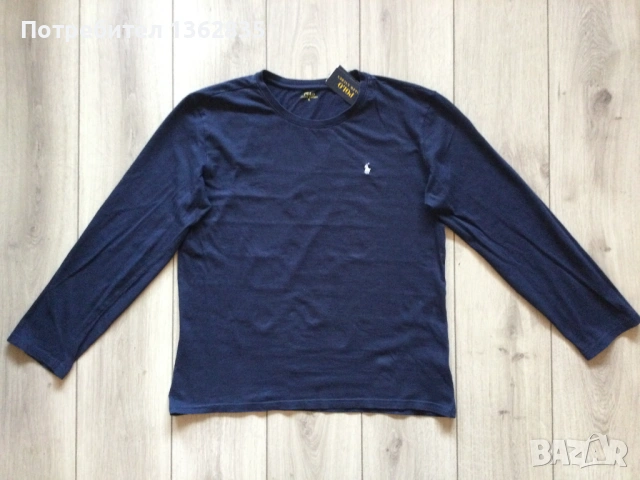 НОВА оригинална синя фланела блуза POLO RALPH LAUREN размер XL от САЩ