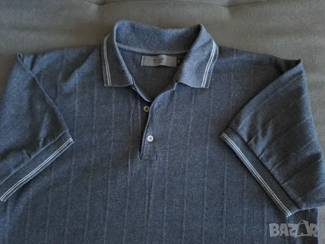 Мъжка блуза къс ръкав VICENTE трикотаж 80 %памук ХL-2ХL, снимка 5 - Блузи с дълъг ръкав и пуловери - 48977811