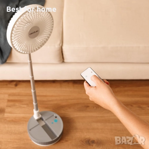 Cecotec Преносим телескопичен вентилатор с дистанционно управление, снимка 7 - Вентилатори - 51847588