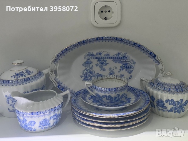 Троен сет Seltmann Weiden от серията China Blue, снимка 2 - Други - 44745112