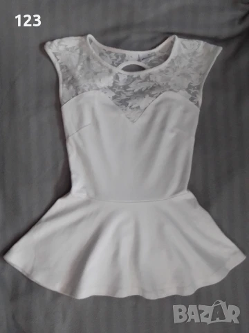 Спортно-елегантен комплект от дантелена блузка  и панталон в цвят „Пинко-розовата пантера“, снимка 5 - Комплекти - 50621846