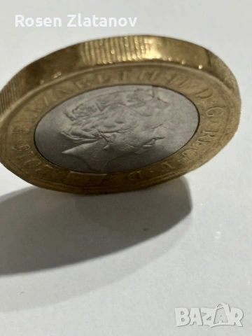 Елизабет 2  един паунд 2016г, снимка 3 - Нумизматика и бонистика - 53817915