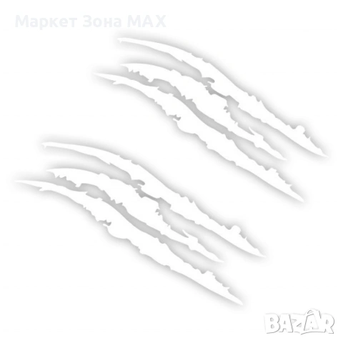 Стикери за кола с чудовищни нокти - 4 броя, снимка 9 - Аксесоари и консумативи - 53459536