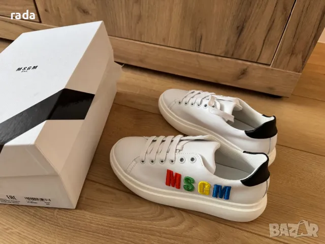 Обувки MSGM, естествена кожа, снимка 4 - Детски обувки - 47309988