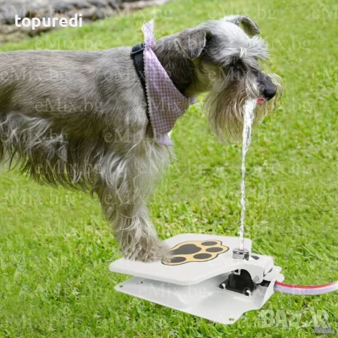 Поилка фонтан за куче във формата на лапа, снимка 1