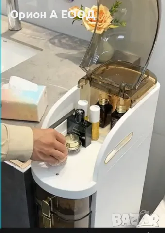 Мултифункционален Шкаф за баня с Колелца Водоустойчив , снимка 9 - Шкафове - 48044097