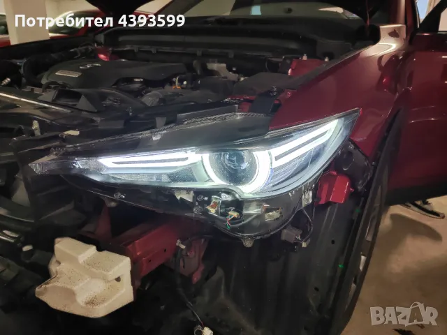 ляв фар ЛЕД матричен LED matrix Мазда Mazda CX 5 завиващ AHB, снимка 3 - Части - 49189762