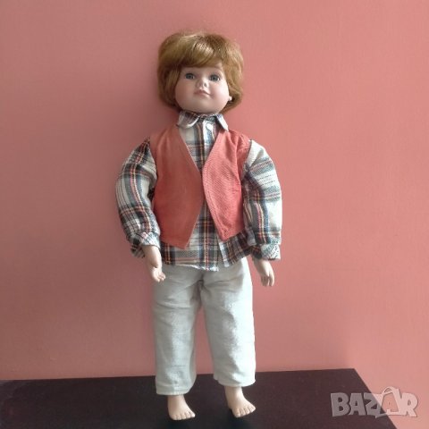 Порцеланова кукла Deko-Puppe 47 см, снимка 5 - Колекции - 41486308