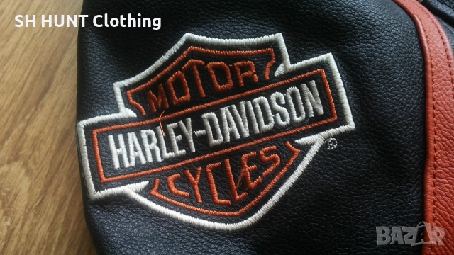 HARLEY DAVIDSON Racing Leather Jacket размер 3XL мото яке естествена кожа 8-27, снимка 11 - Якета - 52159708