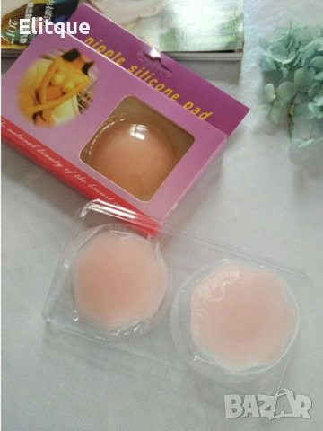 Самозалепващи силиконови лепенки за зърна – 7 см