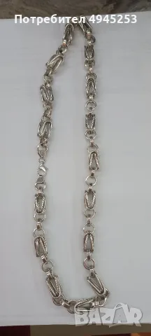 сребърен ланец 925, снимка 2 - Колиета, медальони, синджири - 56022403