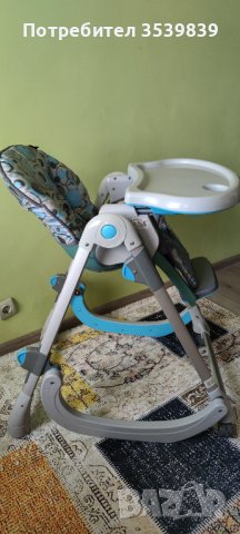 Стол за хранене с функция люлка, снимка 2 - Столчета за хранене - 41925867