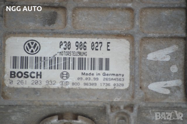 Компютър Двигател BOSCH за VW POLO, 6N, 6KV, 030 906 027 E, 0 261 203 932, снимка 2 - Части - 39747086