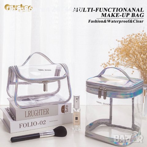 3982 Прозрачен несесер с дръжка, снимка 5 - Органайзери - 41502997