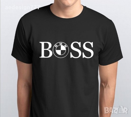 Тениски BOSSс марка автомобил по ваш избор, снимка 1