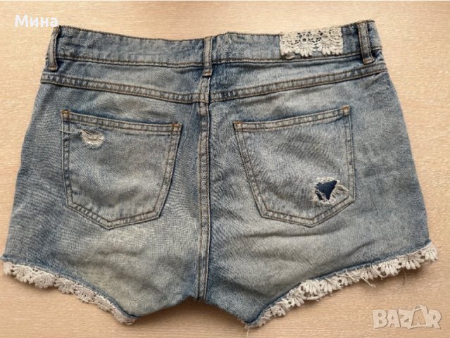 Къси дънкови панталонки, снимка 4 - Къси панталони и бермуди - 39472618