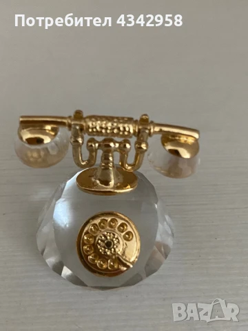 Swarovski Memories Crystal Old Fashioned Rotary Telephone., снимка 2 - Антикварни и старинни предмети - 51146815