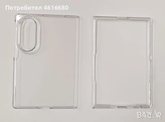 Прозрачен пластмасов калъф за Samsung Z Fold 8, снимка 2 - Калъфи, кейсове - 56250440