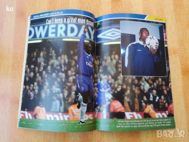 Chelsea FC-вестници клубни 2003,2004г,6 броя+2бр програми на Челси 