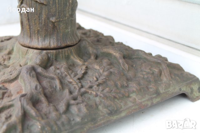 Чугунена стойка за елха 19-ти век, снимка 7 - Антикварни и старинни предмети - 41947299