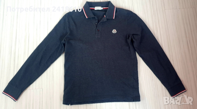 Moncler Pique Cotton Mens Size S ОРИГИНАЛ Мъжка блуза!, снимка 11 - Блузи - 53668265