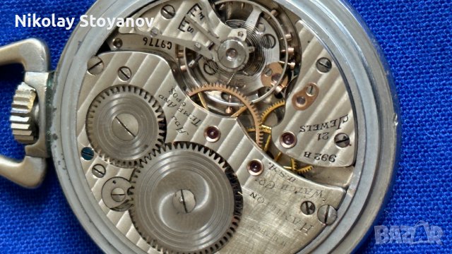 Джобен часовник HAMILTON, снимка 3 - Джобни - 41793796