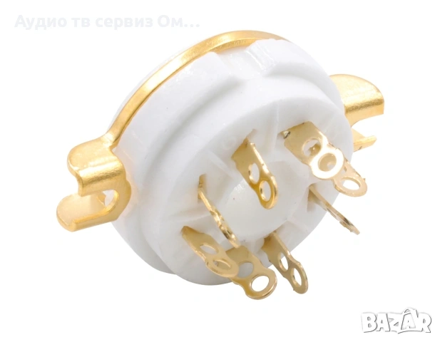 Цокъл за радиолампа 8pin, снимка 2 - Аудиосистеми - 53808141