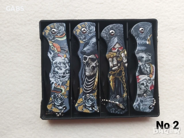 Комплект 4 броя сгъваеми ножчета, снимка 7 - Ножове - 50667688