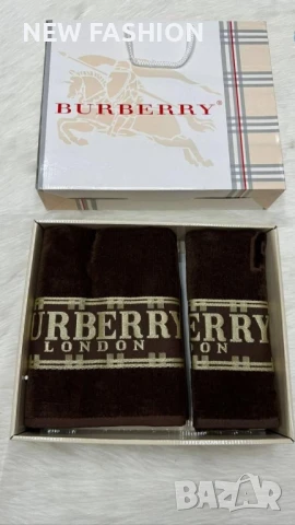 Памучни Хавлии -2бр с Кутия ✨ BURBERRY , снимка 3 - Хавлиени кърпи - 51171003