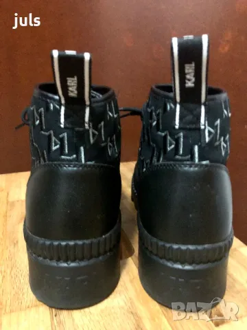 KARL LAGERFELD - Дамски боти с монограми, снимка 9 - Дамски боти - 49335699