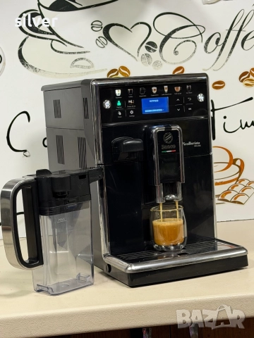 Кафемашина кафе автомат Saeco PicoBarista deluxe с гаранция, снимка 2 - Кафемашини - 52384558