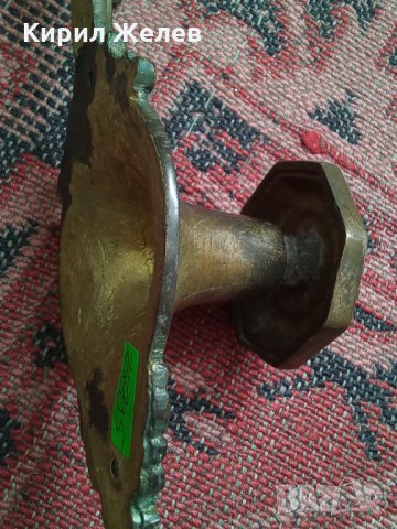 Стара бронзова закачалка 25895, снимка 4 - Декорация за дома - 35689813