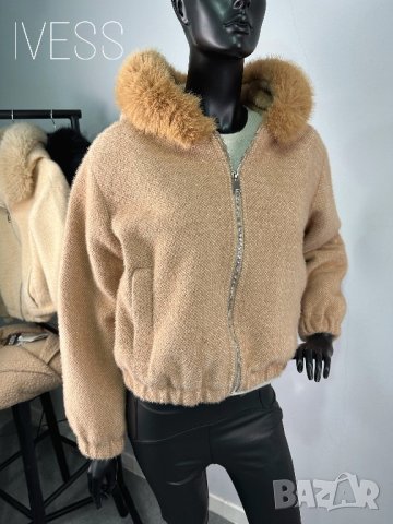 Дамско яке с пух КОД 12, снимка 5 - Якета - 42619359