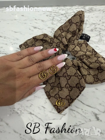 Gucci скрънчи и обеци