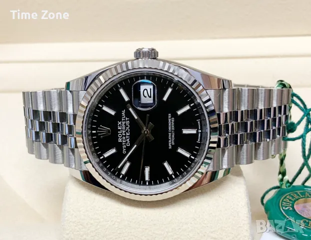 Rolex Datejust 36mm Steel Black Dial Automatic Дамски Различни Варианти, снимка 4 - Дамски - 48183151
