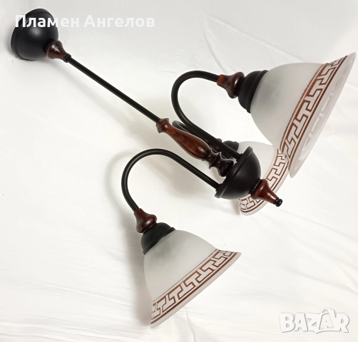 Стар, ретро полилей Rustica. , снимка 9 - Антикварни и старинни предмети - 52786913