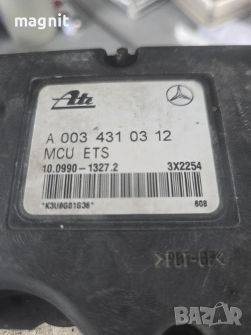 A0034310312 ABS помпа Mercedes SLK CLK A 003 431 70 12 Ate 10.0204-0163.4, снимка 2 - Части - 53229535