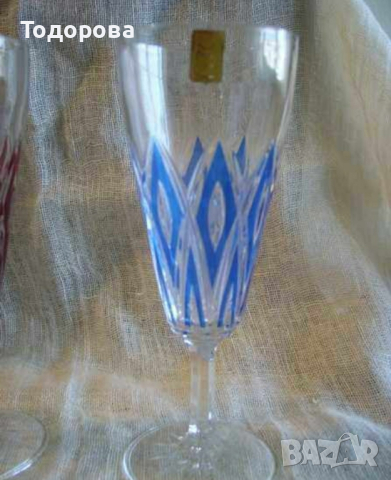 Комплект винени чаши, снимка 3 - Чаши - 44619710