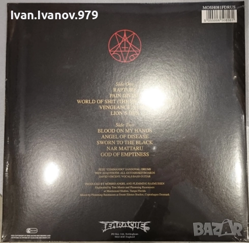 Vinyl (Morbid Angel - Covenant), снимка 2 - Грамофонни плочи - 52056760