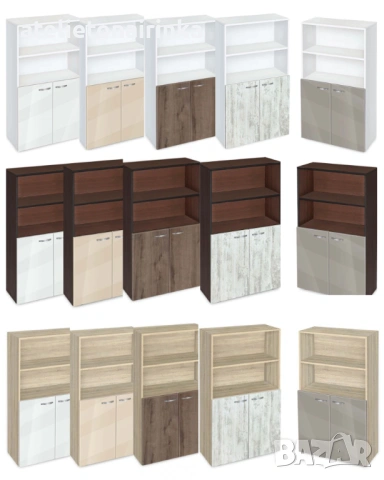 Етажерка Ава 4 с две вратички постформинг