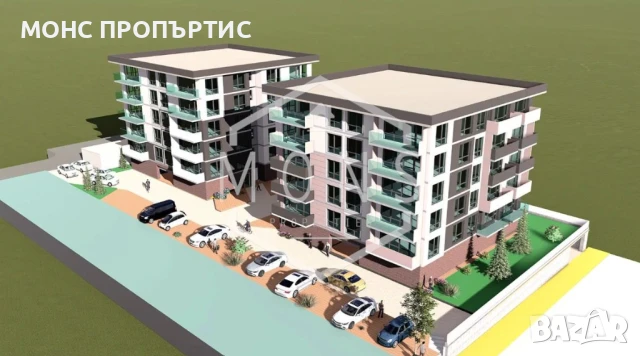  Едностаен апартамент в новостроящ се затворен жилищен комплекс  в кв. "Картала", гр. Велико Търново, снимка 4 - Апартаменти - 51060366