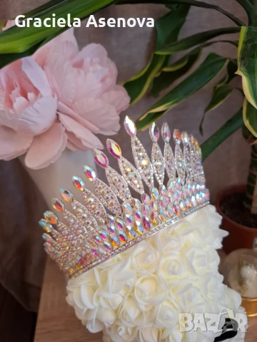 Сватбени Корони- Тиари , снимка 12 - Аксесоари за коса - 51185121