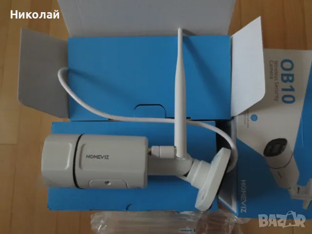 Homeviz OB10 wireless security камера, снимка 9 - Камери - 47305657