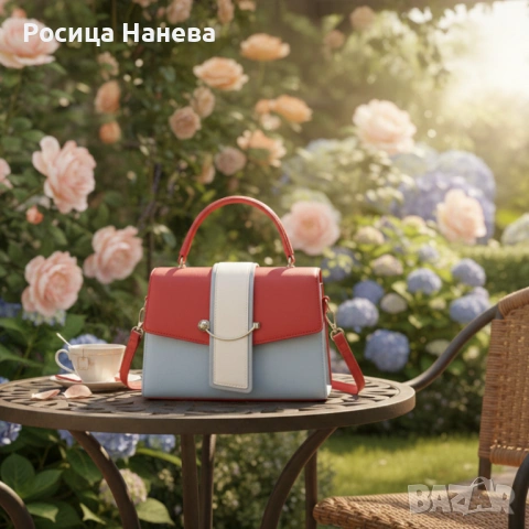 Елегантна дамска чанта в 7 цвята - компактна и стилна за всеки повод, снимка 3 - Чанти - 53270015